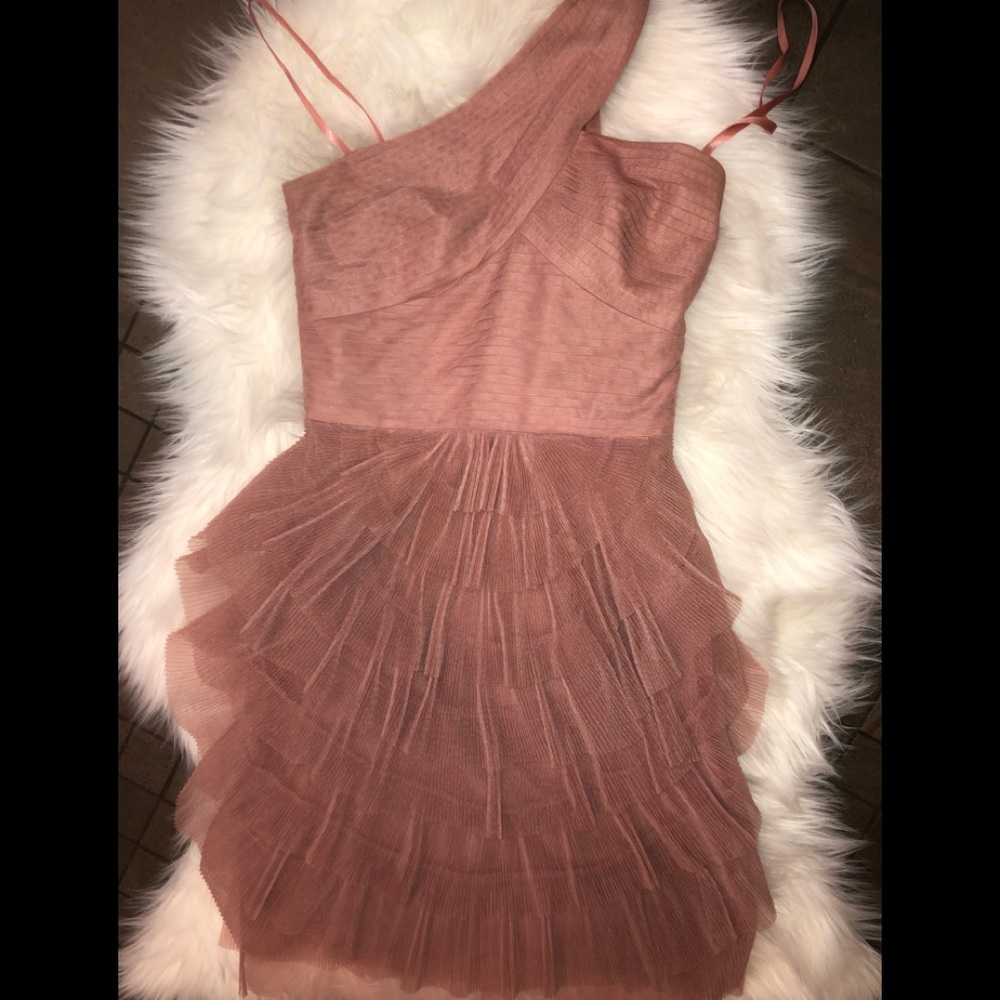 BCBG Maxazria Mini Ruffled Dress